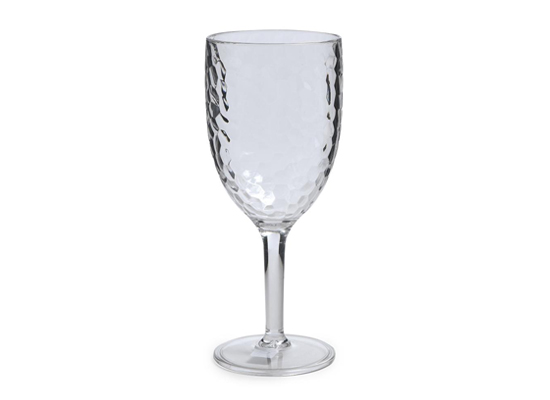 TRANSPARENT PLASTIC WINE