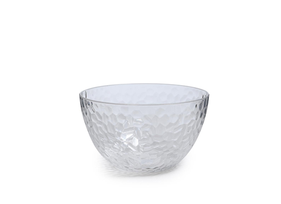 TRANSPARENT PLASTIC BOWL