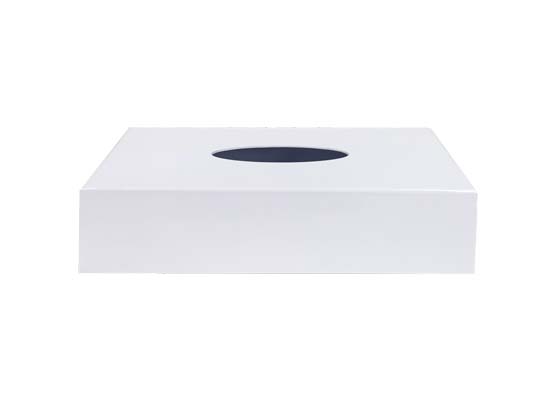 WHITE TISSUE BOX