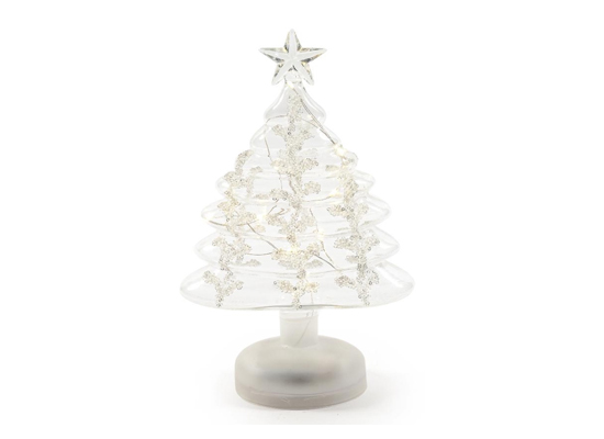 GLASS TREE WITH BEADS