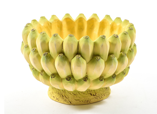 BANANA CEMENT POT