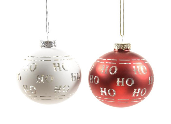 HO-HO CHRISTMAS TREE BALL
