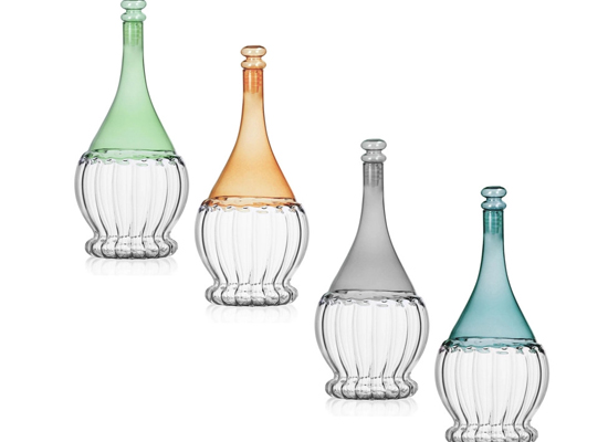 BICOLOR GLASS BOTTLE