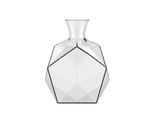 DIAMOND GLASS DECANTER