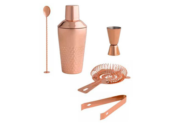 COCKTAIL SET PINK GOLD