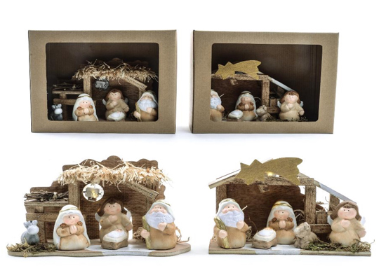 SET SMALL NATIVITY SCENE
