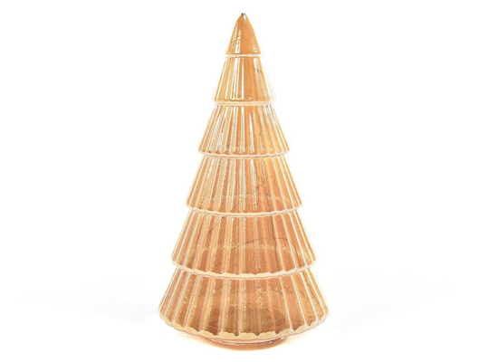 GLASS TREE WITH LIGHT